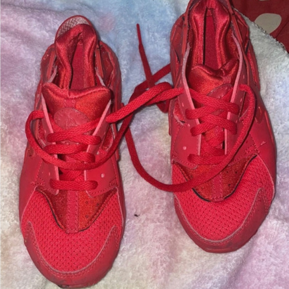 Nike Huarache Run "Red" Kids' Shoe
